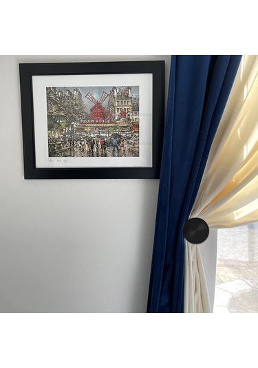 Siyah Perde Askıları, 2'li Madalyon Perde Askısı Askı Kancaları, Çinko Alaşımlı Pencere Perde Askısı Diğer