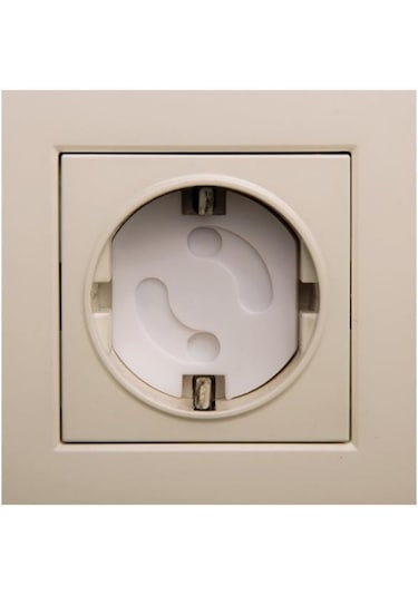 Şahnet Prizmatik Çocuk Koruma Kapağı Beyaz 10 Adet