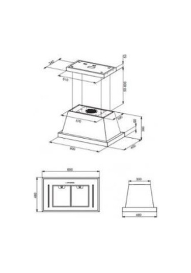 Franke EV8 WH MATT F80 SC Ada Tipi Davlumbaz