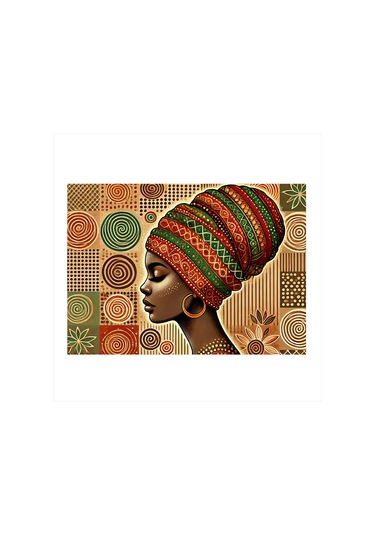 Afrika Kraliçesi Mdf Poster