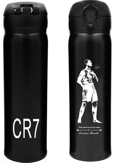 Ronaldo Futbolcu Paslanmaz Çelik 304 Su Isıtıcısı Termos Su Şişesi-fm- Diğer