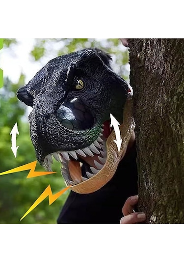 Işıklı Ve Sesli T-rex Maskesi: Dinozor Dünyası Şimdi Çok Daha Gerçekçi Dinozor