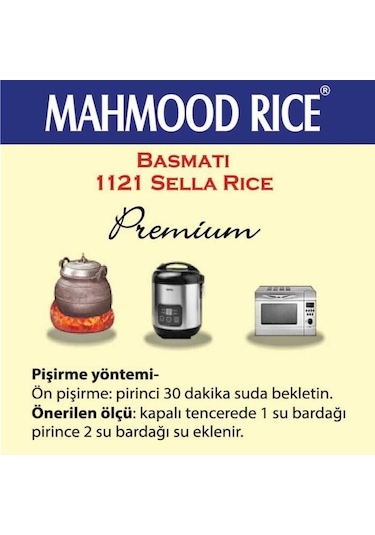 Mahmood Rice Basmati Pirinç 900 G