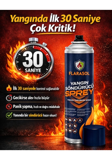 Flarasol Yangın Söndürücü Sprey