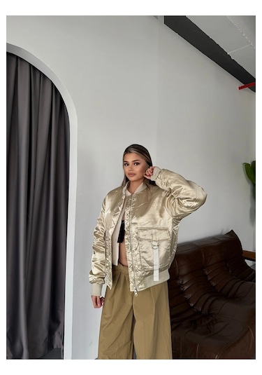 Lea Vıntage Gold Renk Mont