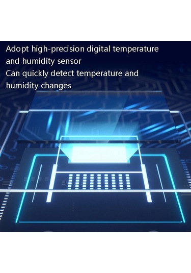 Sones Sıcaklık Ve Nem Ölçer Bebek Odası Sıcaklık Ölçer Beyaz