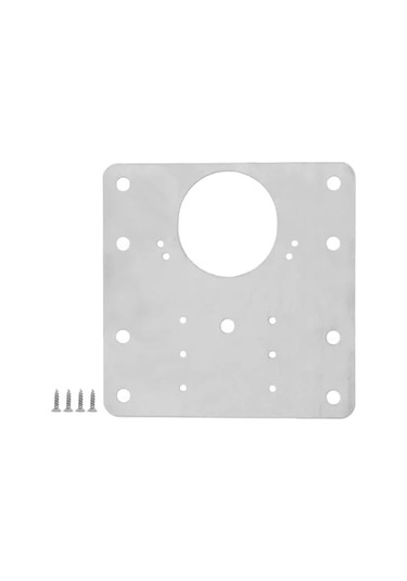 Paslanmaz Çelik Menteşe Tamir Plakası - 9x9 Cm 1