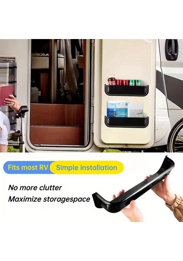 Chuangyinshop Rv Kapı Tutacak Depolama Kutusu 1pc Universal Karavan Panel Tray Organizer