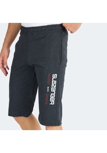 Slazenger NEBO I Erkek Cepli Kapri Koyu Gri Şort