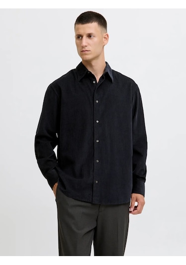 Jprccascot Corduroy Kadife L/s Shırt 12282351 Lacivert