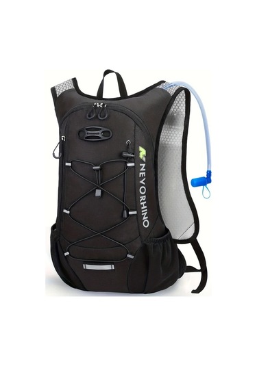 Dashanshop Nevo Rhıno Hafif Hidrasyon Sirt Cantasi 2l Su Torbasi İle Dayanikli Nylon Dark Gray Kosu Yelegi Bisiklet Hiking Unisex Erkek Kadin Altın