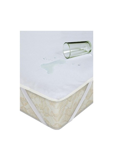 Evony Sıvı Geçirmez Yatak Koruyucu Alez 60x120 Cm Beyaz