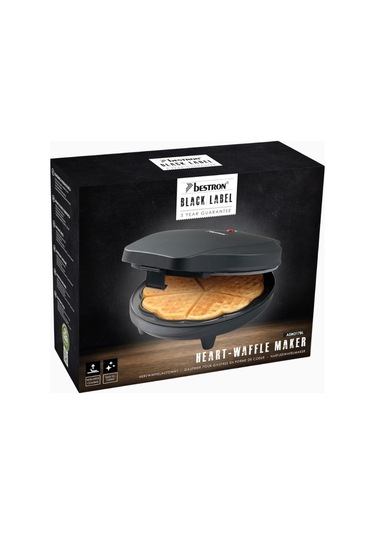 Bestron Retro 700 W Kalp Şeklinde Waffle Makinesi