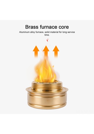 Yifomall Alüminyum Harici Çamaşır Kurutma Ofisi, Taşınabilir Rüzgar Dayanıklı Alkol Fırını, Dış Mekan Pişirme Ve Çay Demleme Gereci Çok Renkli