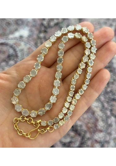 Allahverdi Türkmen Sade Polki Elmas Kolye 125