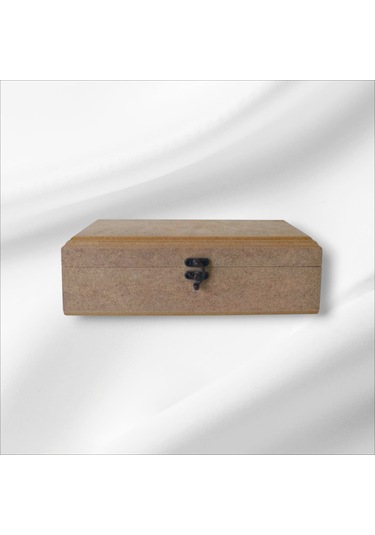 Ahşap-boyanabilir-klipsli-takı-saat Kutusu