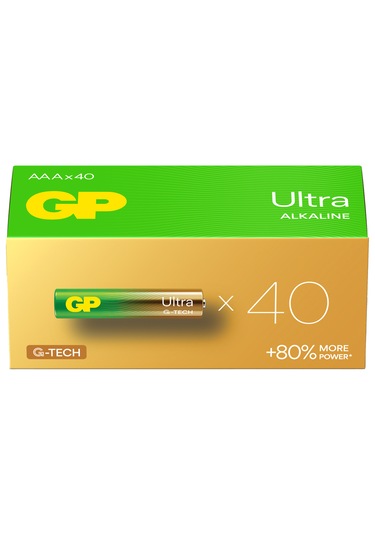 GP Ultra GP-24AU Alkalin AAA İnce Kalem Pil 40'lı