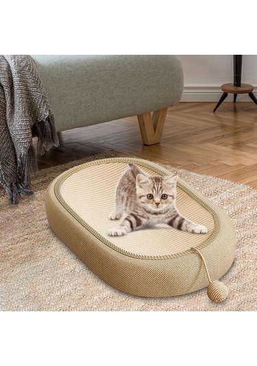 Suntek Kedi Scratcher Yatak Yavru Tırmalama Kanepe Büyük