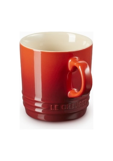 Le Creuset Seramik Cappuccino Kupası Lüks Ve Zarif Kupalar Kırmızı 2