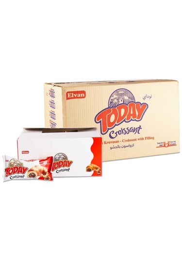 Today Kruvasan Çikolatalı 40 Gr. 20 Li 4 Paket 1 Koli