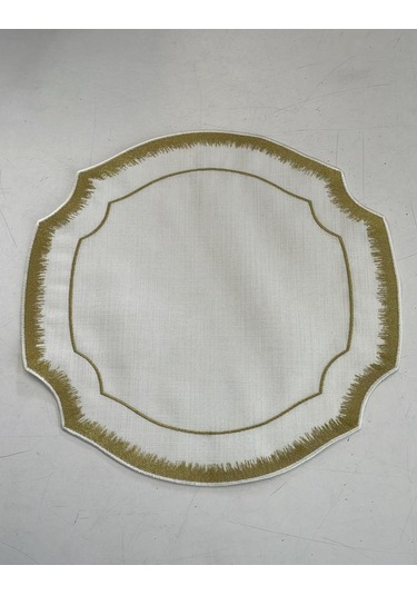 Roykıng Avangarde Gold Yuvarlak 6 Lı Kumaş Supla Gold