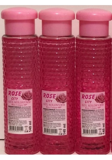 Rose City Gül Kolonya 3 x 140 ML