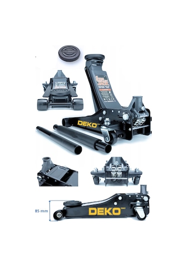 Deko Turkey 3ton Kaldırma Araç Garaj Krikosu 47cm Max Çift Piston