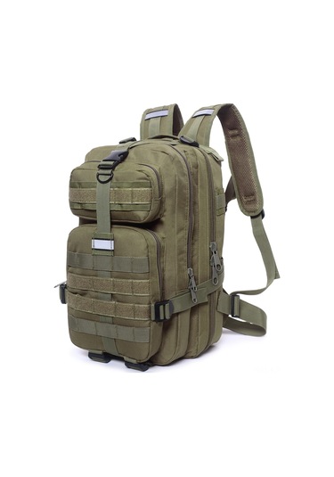 Jeehugo Lıxada 28l 800d Oxford Su Geçirmez Outdoor Sırt Çantası - Asker Yeşili + 1 Asker Yeşili Magneetik Bant, Bisiklet, Trekking, Dağcılık İçin Çok Renkli