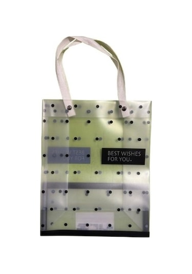 Hediyelik Plastik Çanta Renkli Not-139 19,5x24,5cm