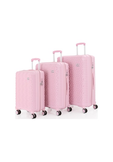 Mçs Üçlü Polipropilen Valiz Seti V377 S23sy1000058-set 00070 Pudra