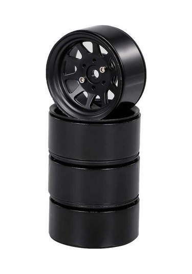 Pazly Trx4 Siyah/beyaz Seti Seçenekli Scx10 Metal Jant İçin Gen8 Geeroyoo Dayanıklı Beadlock Axial Adet 4 1.9 - Sk