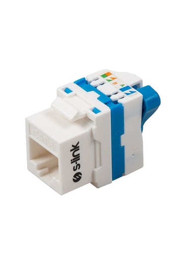 S-link SL-KS75 180 Derece UTP CAT6 Kestone Jack3U 90 Derece