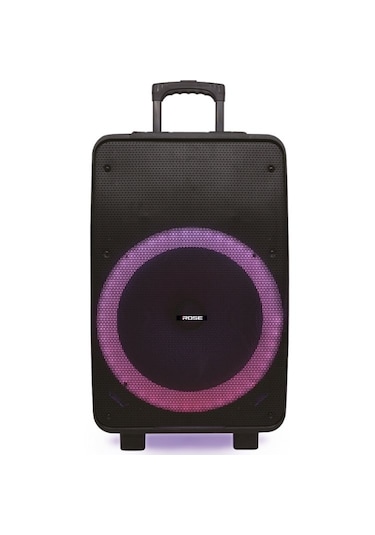 Rose Hp-2300 Partybox Kablosuz Çift El Mikrofonlu Sarjlı Bluetooth 15 Hoparlör