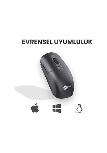 Lecoo M2001 Kablosuz 1600DPI 4 Tuşlu Optik Mouse
