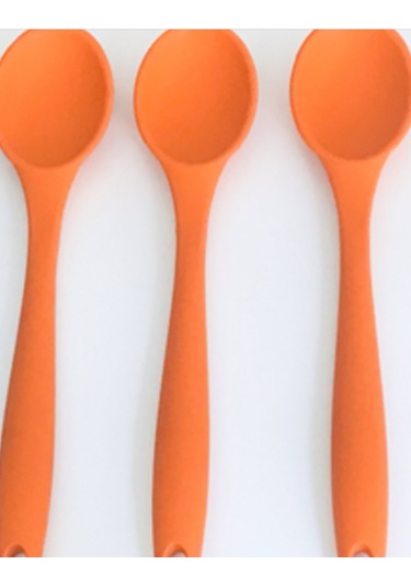 Bybirgül  Büyük Boy Yanmaz Yapışmaz Silikon 3lü Kaşık Set  ,Turun