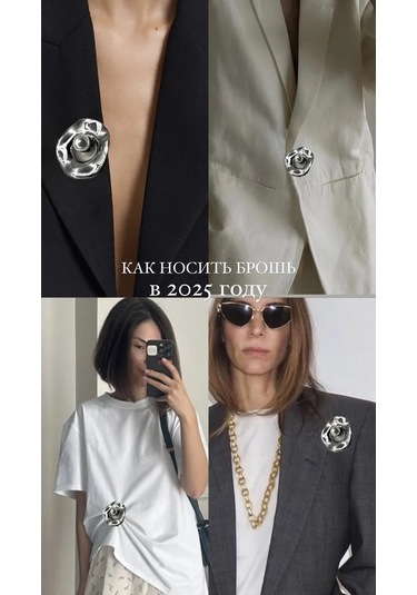 Best Price 34 Şık İnci Broş 370345888 Gri