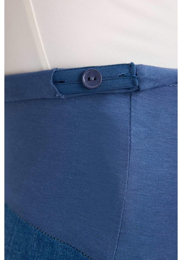 DeFacto Skinny Fit Yüksek Bel Düz Paça Standart Boy Hamile Pantolon Z6882AZ24SPNM39