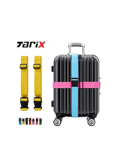 Tarix Valiz Bavul Emniyet Kemeri 2 Adet - Sarı