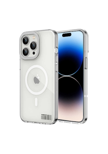 YoungKit iPhone Uyumlu 14 Pro Kılıf Magsafe Şarj Özellikli Youngkit Coloured Glaze Serisi Kapak Youngkit-10130