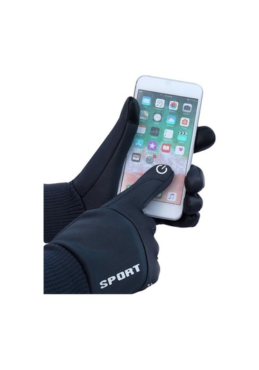 Pazly Kışlık Dokunmatik Eldiven - Sıcak Koşu, Bisiklet, Sürüş Eldiveni Erkek/kadın Boyut M