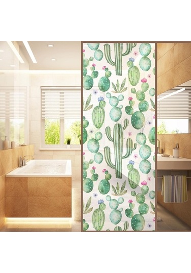 Pazly Tropikal Suntek Stil Lekeli Gizlilik Filmi Etiket Cam Buzlu 1. By Ahşap