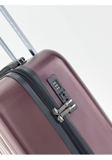 Kabin Boy %100 Polikarbon Valiz Bordo 1815 Bordo