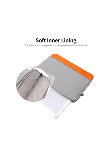 13.3 İnç Taşınabilir Dizüstü Bilgisayar Çantası Darbeye Dayanıklı Dizüstü Bilgisayar Kılıfı Çok İşlevli İş Eğlence Evrak Çantası Gri Diğer