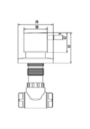 Creavit Ac50L Aç - Kapa Ara Kesme Valfi Taharet Musluğu Mat Siyah