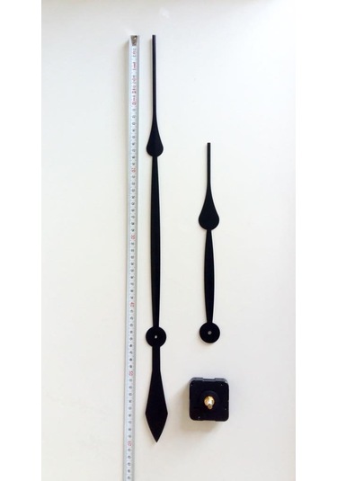 Saat Motoru-Saat Mekanizması-Saat Aparatı Siyah