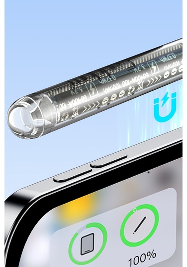 Earldom P5 Transparan Dokunmatik Stylus Kalem Beyaz M414