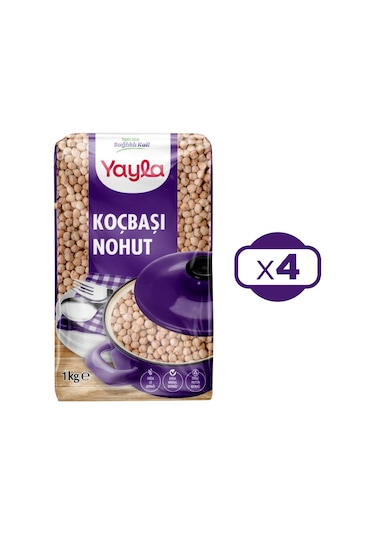 Yayla Koçbaşı Nohut 4 x 1 KG