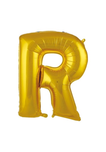 Folyo Harf Balon Gold Renk 40 İnc 100 Cm Helyum Uyumlu R