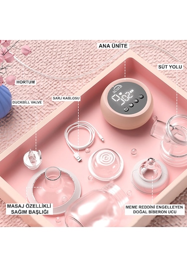 Acura Ac-3010 Şarjlı Lcd Ekranlı, Biberon Özellikli Göğüs Pompası