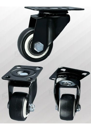 Furcom Mobilya Tekerleği D40 Mm Döner 4 Adet 142363582 Diğer